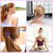 Boobeen 12 Pack Thick Hair Ties for Curly Hair - Seamless Large Hair Elastics for Women - Coloured Stretch Rubber Bands - Buy Online on GoSupps.com