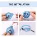KOLACEN Reflective AirTag Cat Collar GPS Cat Collar with Adjustable AirTag Holder Bell Breakaway Buckle Compatible with Apple AirTag Anti-Lost Cat Tracker Collar for Cats Kittens Small Dogs (Blue) - Buy Online on GoSupps.com