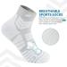 Avoalre Coolmax Moisture Wicking Athletic Running Socks - 3 Pairs, Quarter-Grey White, X-Large - Buy Online on GoSupps.com