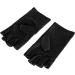 Professional UV Gloves for Nails Full Coverage Finger UV Nail Gloves for Gel Nail Lamp Manicures with Breathable Comfortable Black (Black) One Size - Buy Online on GoSupps.com