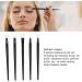 Makeup Brush Set Portable Handle 5 Pieces Silicone Brushes for Eye Shadow Lip Eyebrows Eyeliner Easy Applying Lightweight and Compact - Buy Online on GoSupps.com