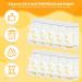 Smilcloud 60 BPA-Free Breast Milk Storage Bags - 250ml Double Zipper | Best International Shipping! - Buy Online on GoSupps.com