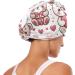 Pink Bear with Hearts Hair Towel 2 Pack | Super Absorbent Quick Dry Hair Turbans for Women & Girls - Buy Online on GoSupps.com