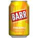 BARR Sparkling Pineapple Soda - No Sugar Pineapple Flavoured Fizzy Drink | 24 x 330ml Cans - Buy Online on GoSupps.com