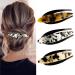 3 pieces of French hair clips women tortoise hair clip big hair clip set vintage hair gripper celluloid leopard hair clips for women thin hair and thick elegant hair accessory