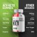 (3 Pack) Essential Keto ACV Gummies - Advanced Formula Essential Keto + ACV Weight Management Gummies Apple Cider Vinegar Keto Essential Dietary Supplement Reviews Vitamin B12 B6 (180 Gummies) - Buy Online on GoSupps.com