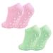 Zuroki 2 pairs of gel socks for repair soft feet moisturizing socks reusable cornea sock socks remove socks for cornea women spa foot care gift