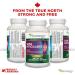 Vitanergy Joint Pain Relief - High Potency MSM & Glucosamine Supplement - Arthritis Relief Formula - 180 Capsules - Non-GMO Dairy-Free Clean Ingredients - Made in Canada - 1.5 Month Supply - Buy Online on GoSupps.com