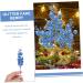 HOMSFOU 12pcs Christmas Imitation Berries Christmas Flower Sprays Artificial Glitter Berry Stem Christmas Berries Picks Christmas Decor Christmas Berry Stems Home Decor Foam Flash Filler Blue 19X5X5CM - Buy Online on GoSupps.com