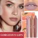 Fusang 3Pcs Nude Matte Lipstick Set - Long Lasting & Nourishing Lipgloss Set | Waterproof Velvet Lip Gloss Set | Crayon Matte Lip Stain for Women - Buy Online on GoSupps.com