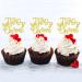 Keaziu 24 Pack Valentine's Cupcake Toppers Two Sweet Cupcake Picks for Wedding Proposal Engagement Bridal Shower Sweet Love Theme Party Cake Decoration Sweet Gold - Buy Online on GoSupps.com