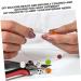 COHEALI Silicone Bead Kit - 880 Pcs Bulk Beads for DIY Keychains, Necklaces, and Teether - Baseball and Softball Design - Round Circle Shape - 1.5CM Size - 5pcs - Buy Online on GoSupps.com
