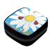 GIAPB Period Bag Sanitary Napkin Storage Bag Pad Holder for Period Makeup Pouch Welcome Daisies Flower Bee Color4136