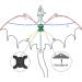 JEKOSEN Fiery Dragon 54 Huge Kite - Easy-to-Fly Single Line String with 160 Tail for Kids and Adults - Perfect for Beach Trips, Parks, and Outdoor Family Games - Buy Online on GoSupps.com
