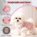 Lynine Pink Dog Sweater | Warm & Comfortable Monochrome Winter Sweater for Dogs | Shop Internationally - Buy Online on GoSupps.com