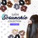 VAGA Cute Scrunchies Set - 6 Colors, Soft Hair Elastics, Ponytail Holder Pack - Satin Scrunchies for Thick Hair - Buy Online on GoSupps.com