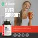 LES Labs Liver Support - Liver Cleanse & Detox - Healthy Function & Glutathione Production - Milk Thistle, L-Cysteine, ALA & Dandelion - 90 Capsules - Buy Online on GoSupps.com