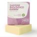 Officina dei Saponi Organic Artisan Soap Blueberry and Mallow based on Tuscan Organic Extra Virgin Olive Oil Vegan 100g