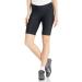 PEARL iZUMi Women's 8.5" Quest Cycling Shorts, Padded & Breathable with Reflective Fabric Small Black