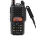 BAOFENG UV-9G GMRS Radio Waterproof IP67, Outdoors Two Way Radios Long Range Rechargeable, Handheld Dual Band NOAA Scanner, GMRS Repeater Capable, Programming Cable Included 1PCS+Programming Cable