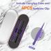 4 PCS Stainless Steel Eyebrow Tweezers Set for Men & Women - Precision Tools for Eyelashes, Splinters, Ingrown Hair Removal - Includes Iron Travel Case (Purple) - Buy Online on GoSupps.com