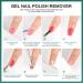 Morovan Nail Polish Remover Kit - Latex Tape, Cuticle Pusher, Peel Off Liquid, File & Cleaner - Quick Soak-off UV Gel & Glitter Removal Set - Buy Online on GoSupps.com