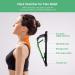Neck Stretcher for Pain Relief - Upper Back & Shoulder Relaxer Device - Cervical Traction for Spine Alignment - 4 Height Levels - Green - Buy Online on GoSupps.com