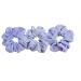 A.Tony Scrunchies Set 4 Colors Hair Ties Girls & Women Chiffon Ponytail Holder Hair Accessories Pattern High Quality Hairband (Sky Blue)