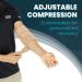 Vive Elbow Brace - Tennis Compression Sleeve for Golfers | Tendonitis Support Strap - Beige Standard - Buy Online on GoSupps.com