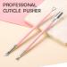Makartt Cuticle Pusher and Nail Polish Scraper: Double-Sided Cuticle Pusher Dead Skin Cleaner - Professional Gel Nail Polish Remover - Buy Online on GoSupps.com