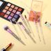 Buy Wllhyf 10-Part Glitter Crystal Brush Set | Professional Makeup Tools for Foundation Concealer Eyeshadow & More Bling Transparent Handle Green - Buy Online on GoSupps.com