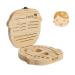 Baby Teeth Save Box Teeth Box Save Organizer for Baby Kids Wooden Tooth Box Children in Souvenir Wood Gift (Girl)