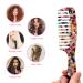 LADYAMZ Large Wide Tooth Hair Comb - Tortoise Shell Round Tooth Comb for Straight/Curly Hair - Easy Detangling Wet/Dry - Anti-Static - Multi-Colored - Buy Online on GoSupps.com