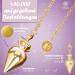 Esoteric Pendulum Golden Drop | Universal Metal Pendulum for Geobiology Reiki Divination & Radionics - Shop Now! - Buy Online on GoSupps.com