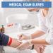 Dre Health Powder Free Disposable Gloves Medium - 100 Pack, Clear Vinyl Medical Exam Gloves - Pack of 100 - Buy Online on GoSupps.com