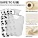 Hot Water Bottle 2L with Cover - Black Cat Design for Pain Relief & Winter Warmth - Buy Online on GoSupps.com