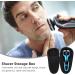 Lurrose Razor Bag - Portable Beard Cutter Organizer for Men's Electric Trimmers | Black Hairdressing Case for Haircuts & Storage - Buy Online on GoSupps.com