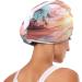 Sunset Sea Hair Towel 2 Pack - Super Absorbent Quick Dry Hair Turbans with Button Wrap for Women & Girls | International Shipping - Buy Online on GoSupps.com