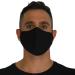 Black Cloth Face Masks for Men - 3 Pack Unisex Reusable & Washable - Adjustable 2 Layer Cotton Fabric Mask for Nose and Mouth Protection - Buy Online on GoSupps.com