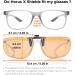 HORUS X Clip-on Gaming Glasses - Ultimate Blue Light Protection for PC & Console | Clip-on Amber Glasses - Buy Online on GoSupps.com