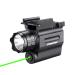COSMOING Rail Mounted Pistol Green Laser Light Combo (Laser Sight Combo) & 600 Lumen Strobe Pistol Flashlight Rail Mount Gun Flashlight with Quick Release for Pistols Handguns,Gun Light,Pistol,Rifles