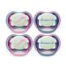 Philips Avent Ultra Air Pacifier 6-18m Falling Star/Dreams Nighttime 4-pack SCF376/09