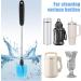 Water Bottle Brush Set Long Handle Water Bottle Cleaning Brush 360 Cleanable Water Bottle Brush Enduring Water Bottle Scrubbing Brush for Narrow Neck Bottles Sport Bottles - Buy Online on GoSupps.com