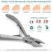 German Forged Ingrown Nail Clippers for Men - Professional 5 inch Toe Nail Cutter Set - Hospital Grade Podiatrist Nipper Kit - Buy Online on GoSupps.com