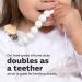 Premium Silicone Pacifier Clip - Safe Holder for Baby and Toddlers - Neutral White - Center Coast Collections - Buy Online on GoSupps.com