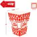 Poppy's Large Popcorn Boxes 100 Pack 46 Oz Concession-Grade Popcorn Buckets Popcorn Machine Accessories for Popcorn Bars Movie Nights Concessions - Buy Online on GoSupps.com