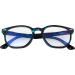 Ultra Blue Light-Blocking Glasses for Children | Anti-Blue Light Gaming & Reading Glasses Ages 9-16 | Hornrand Blue Turtle Design - Buy Online on GoSupps.com
