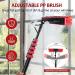 Water Fed Pole Kit Window Cleaning Pole Water Fed Telescopic Brush/Extendable Cleaner Conservatory Roof Suitable for Car Indoor Outdoor High Windows (5.4m/18ft 55cm) - Buy Online on GoSupps.com
