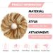 Vlasy Messy Bun Hair Piece Curly Wavy Scrunchies Extension Updo Synthetic Chignon F27/613# 60g - Buy Online on GoSupps.com