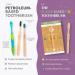 Plant Based Kids Toothbrush 4 Pack - Soft Bamboo Biodegradable Bristles Eco-Friendly Zero Waste - Buy Online on GoSupps.com